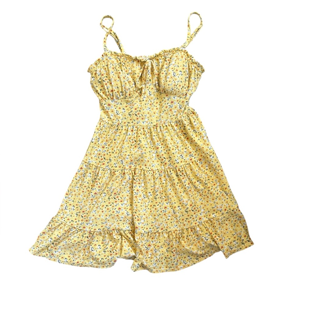 NOBO Junior’s Floral Yellow Sundress Size XS (1)